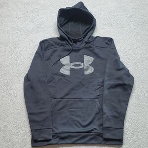 Under Armour Men's Black Charcoal Hoodie Size L